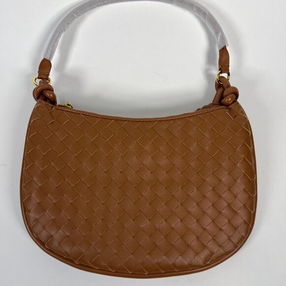 Verano Hill Adele Handbag – Caramel Vegan Leather Tote – Lightweight - Picture 4 of 4